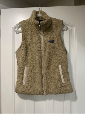 Patagonia Tan Sherpa Fleece Vest